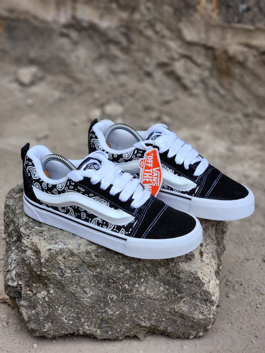 Vans Old Skool Black & White Paisley